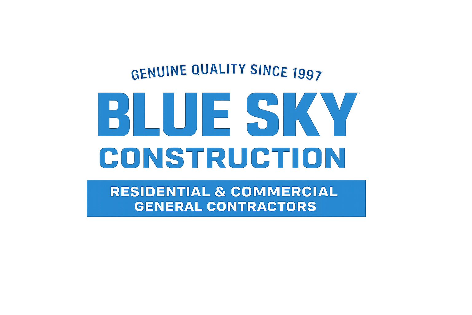 Blue Sky Construction Logo